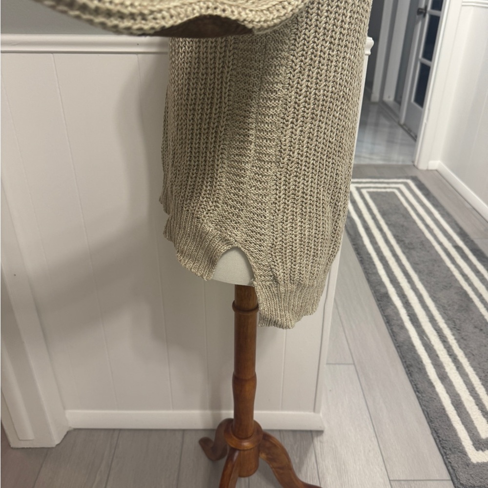 RD Style Women's Beige Sweater with Elbow Patch Detail Size M - Picture 8 of 8